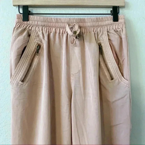 TOPSHOP Dusty Pink Soft Drawstring Joggers Trousers 6 - Picture 2 of 10